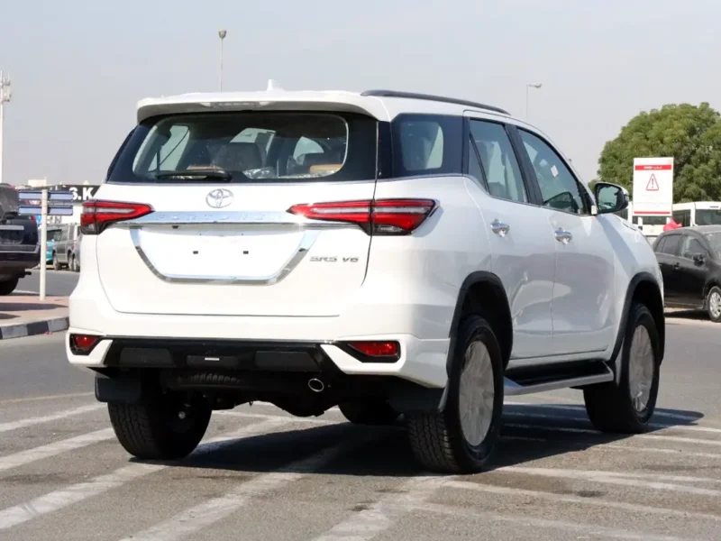 2025 Toyota Fortuner SR5 6 Cylinders Engine White Tan SUV GCC Specs