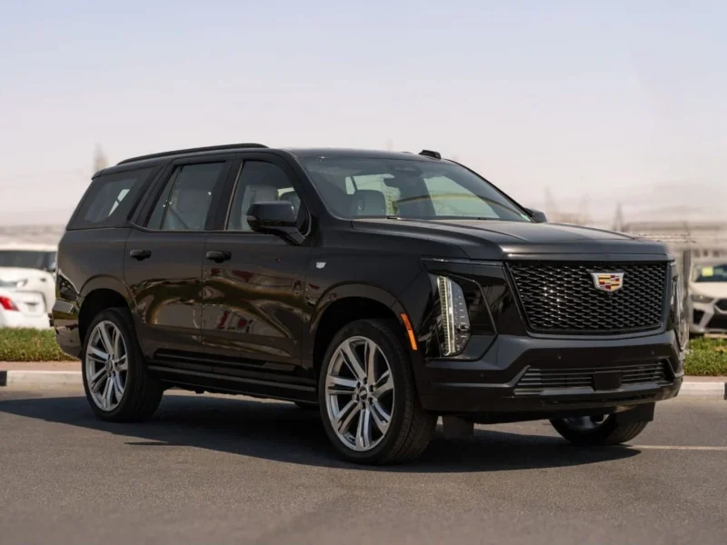 2025 Cadillac Escalade Sport Platinum 6.2L 4WD Black White SUV GCC Specs