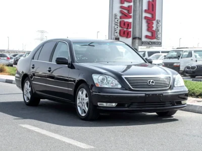 2004 Lexus LS-Series 1/2 Ultra 8 Cylinders Engine Petrol Black Sedan