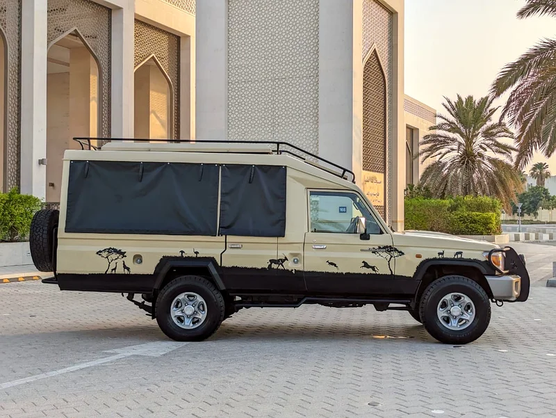 2019 Toyota Land Cruiser 70 Other 6 Cylinders Engine Beige Brown GCC Specs