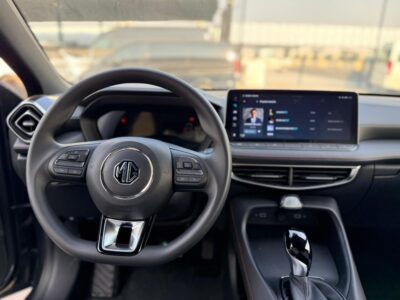 2025 MG 5 MG 1.5 Litre 4 Cylinders Engine Petrol Grey Black Sedan