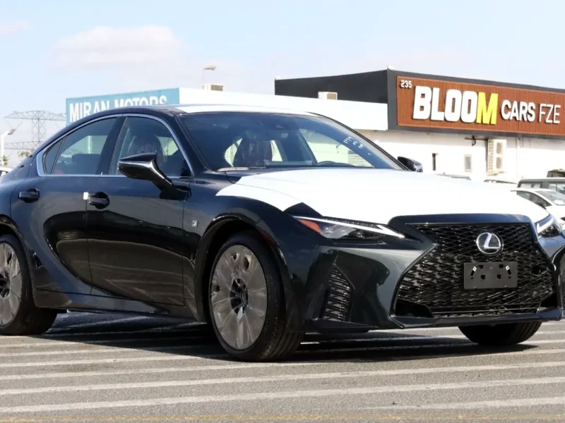 2025 Lexus IS-Series Other 6 Cylinders Engine Black Red Sedan GCC Specs