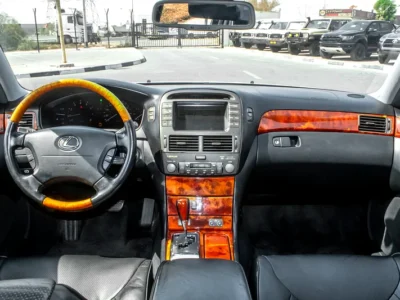 2004 Lexus LS-Series 1/2 Ultra 8 Cylinders Engine Petrol Black Sedan