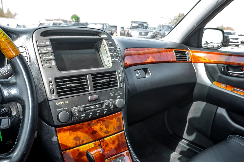 2004 Lexus LS-Series 1/2 Ultra 8 Cylinders Engine Petrol Black Sedan