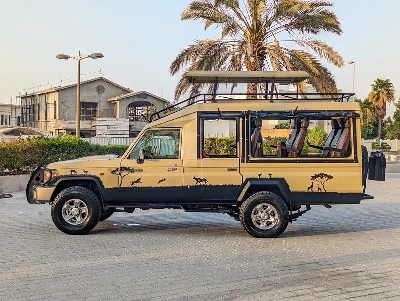 2019 Toyota Land Cruiser 70 Other 6 Cylinders Engine Beige Brown GCC Specs