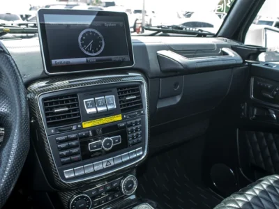 2015 Mercedes-Benz G-Class G 63 AMG 8 Cylinders Engine White Black SUV