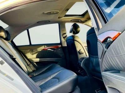 2003 Mercedes-Benz E-Class E 240 6 Cylinders Engine White Black Sedan