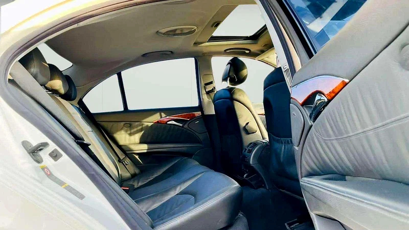 2003 Mercedes-Benz E-Class E 240 6 Cylinders Engine White Black Sedan