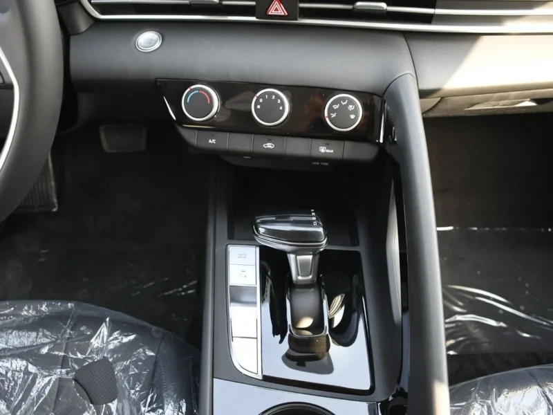 2025 Hyundai Elantra 1.5 Liters 4 Cylinders Petrol Engine White Black Sedan