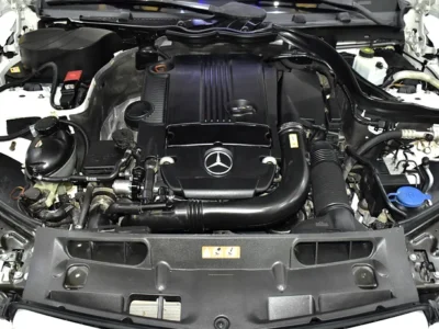 2015 Mercedes-Benz C-Class C250 4 Cylinders Engine White Red Coupe