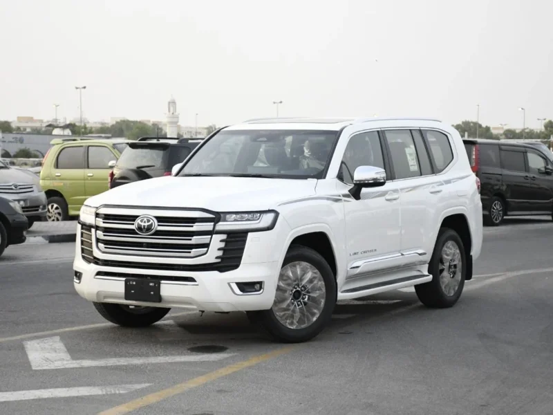 2025 Toyota Land Cruiser 4.0L 6 Cylinders Engine High AT Petrol White Black SUV