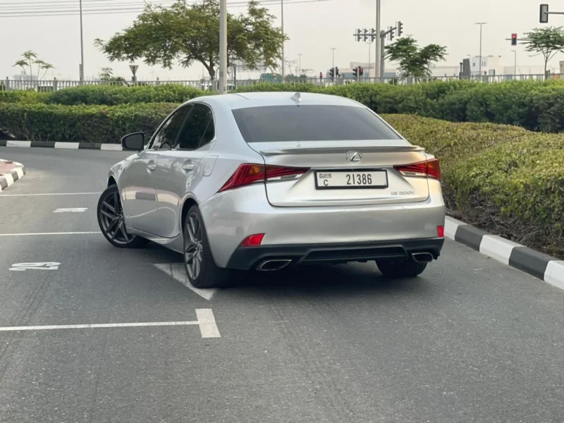 2017 Lexus IS200T Lexus IS 200T 2.0 L 4 Cylinders Engine Silver Red Sedan RWD