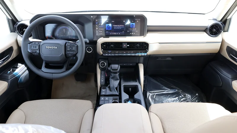 2024 Toyota Prado Other 4 Cylinders Engine White Beige SUV GCC Specs