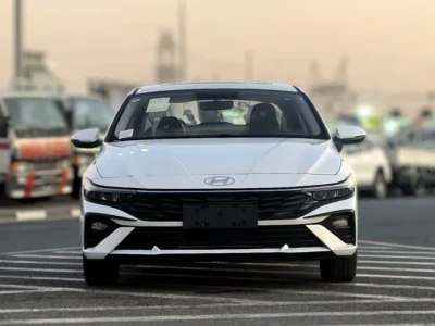 2025 Hyundai Elantra GLX Elite 4 Cylinders Engine White Black Sedan RWD