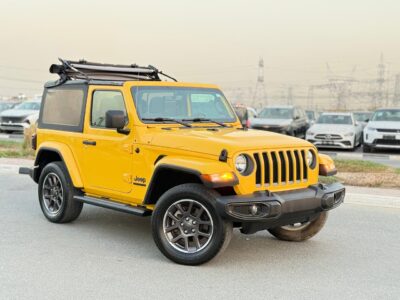2021 Jeep Wrangler 4x4 Edition 80th Anniversary 2.0L V4 Turbo Yellow Black SUV
