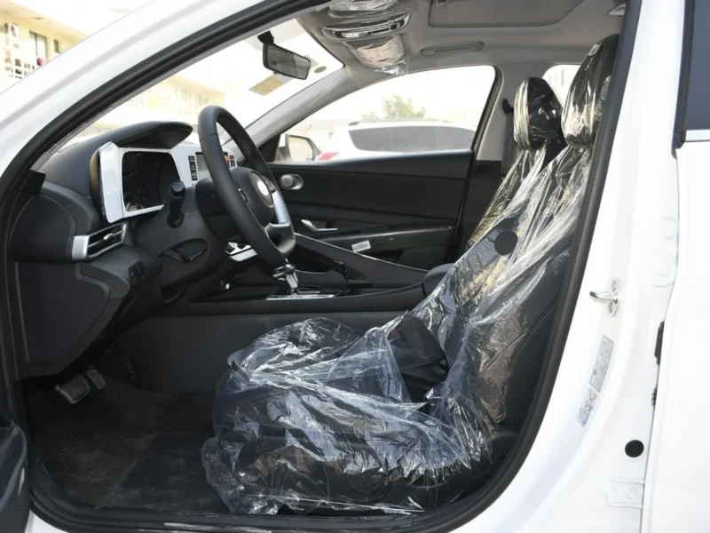 2025 Hyundai Elantra 1.5 Liters 4 Cylinders Petrol Engine White Black Sedan