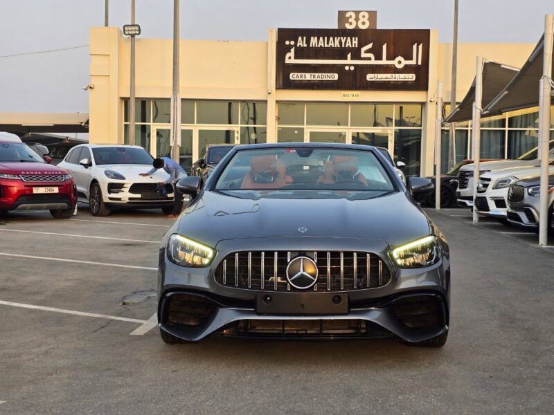 2018 Mercedes-Benz E300 2.0L inline-4 Turbo Engine Grey Orange Convertible