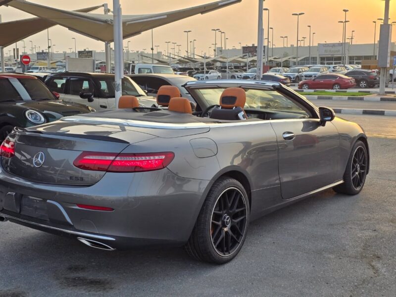 2018 Mercedes-Benz E300 2.0L inline-4 Turbo Engine Grey Orange Convertible