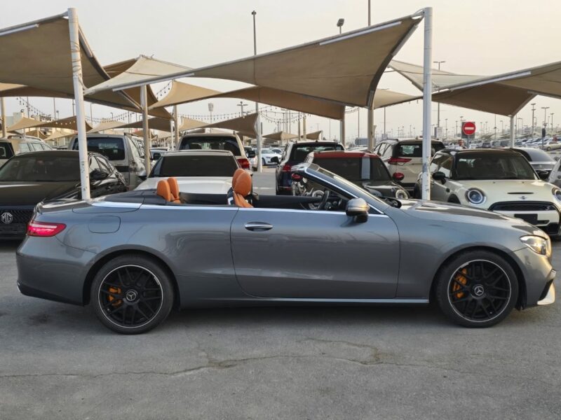 2018 Mercedes-Benz E300 2.0L inline-4 Turbo Engine Grey Orange Convertible