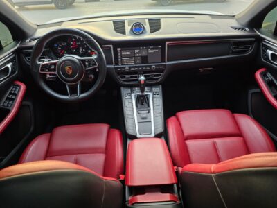 2020 Porsche Macan 2.0 Liters Inline-4 Cylinders Engine White Red Luxury SUV