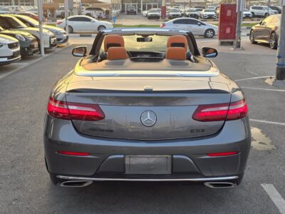 2018 Mercedes-Benz E300 2.0L inline-4 Turbo Engine Grey Orange Convertible
