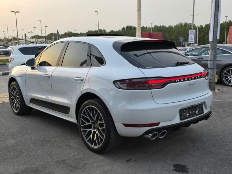 2020 Porsche Macan 2.0 Liters Inline-4 Cylinders Engine White Red Luxury SUV