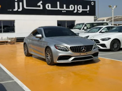 2020 Mercedes Benz C63 S AMG 4 Liters V8 TWIN TURBO Grey Black Coupe