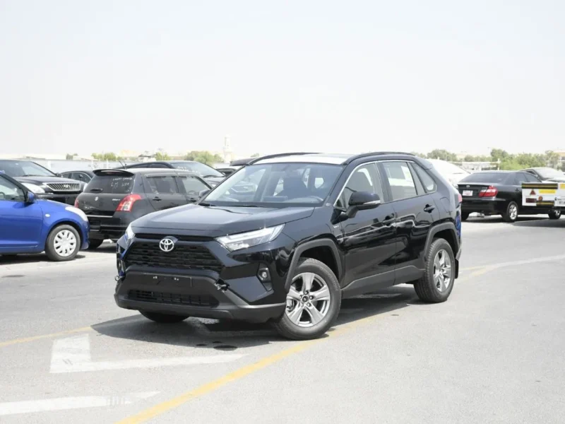 2025 Toyota RAV 4 2.5L Hybrid Mid Option 4 Cylinders Engine Black Crossover GCC Specs