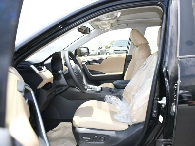 2025 Toyota RAV 4 2.5L Hybrid Mid Option 4 Cylinders Engine Black Beige Crossover GCC Specs