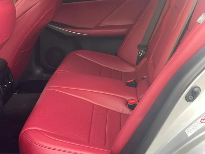 2017 Lexus IS200T Lexus IS 200T 2.0 L 4 Cylinders Engine Silver Red Sedan RWD