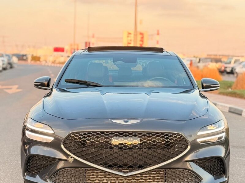 2023 Genesis G70 2.0L Turbo 4 Cylinders Engine Petrol Grey Black Sedan AWD