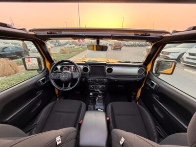 2021 Jeep Wrangler 4x4 Edition 80th Anniversary 2.0L V4 Turbo Yellow Black SUV