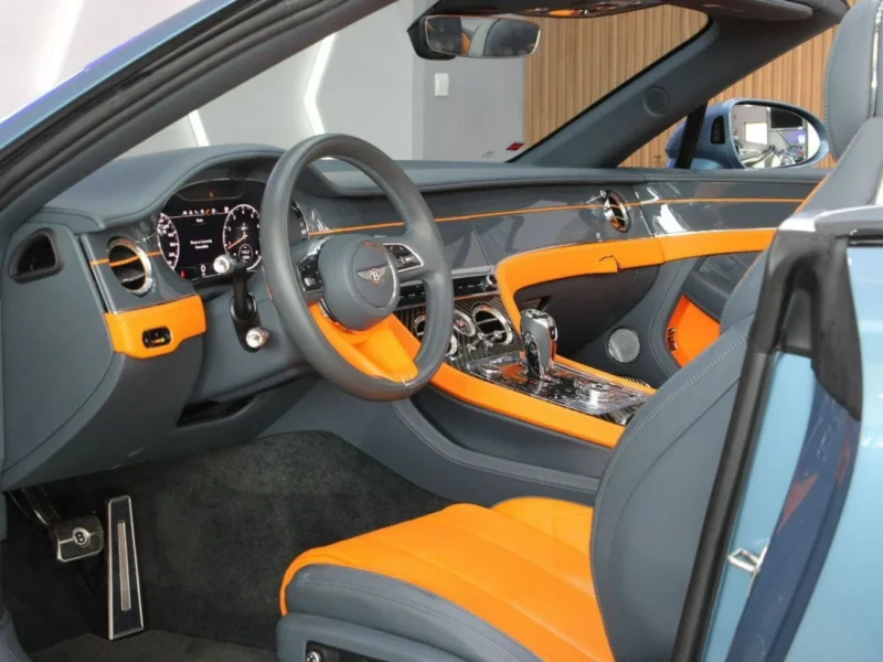 2023 Bentley Continental GT 4.0T V8 Engine Blue Orange Convertible