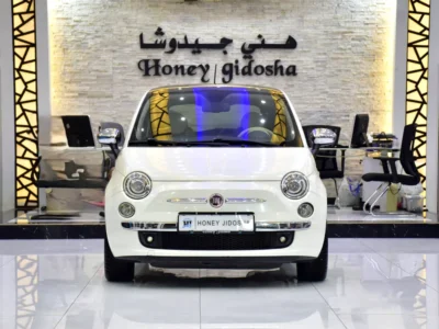 2015 Fiat 500 Lounge 4 Cylinders Engine White Red Hatchback GCC Specs