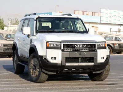 2024 Toyota Prado 4 Cylinders Engine Other White Beige SUV GCC Specs