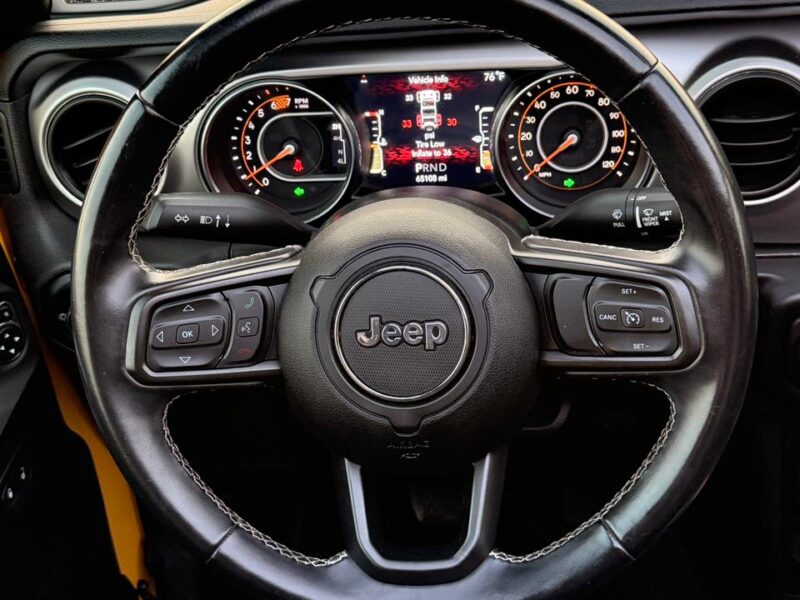 2021 Jeep Wrangler 4x4 Edition 80th Anniversary 2.0L V4 Turbo Yellow Black SUV