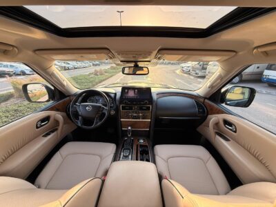 2021 NISSAN ARMADA SL 5.6 Liters V8 Cylinder Engine Black Beige SUV RWD