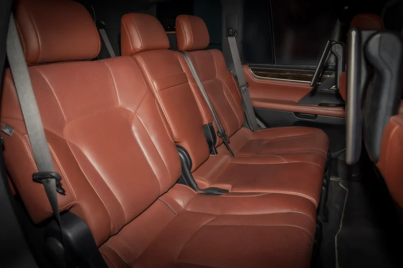 2021 Lexus LX-Series LX 570 Base 8 Cylinders Engine White Tan SUV GCC Specs