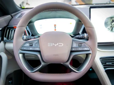 2025 BYD Song Plus DM-i Hybrid 4 Cylinders Engine White Beige SUV