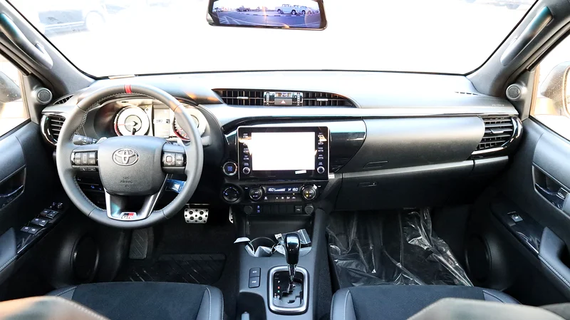 2025 Toyota Hilux GR Sport 6 Cylinders Engine White Black Pick Up Truck