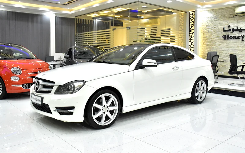 2015 Mercedes-Benz C-Class C250 4 Cylinders Engine White Red Coupe