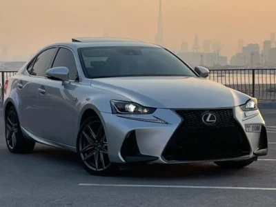 2017 Lexus IS200T Lexus IS 200T 2.0 L 4 Cylinders Engine Silver Red Sedan RWD