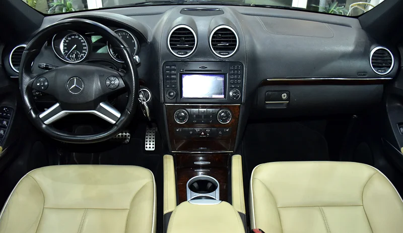 2011 Mercedes-Benz M-Class ML 350 6 Cylinders Engine Black Beige Crossover