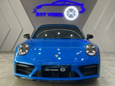 2024 Porsche 911 Targa 4GTS 3.0L 6 Cylinders Engine Blue Black Convertible