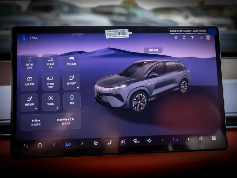 2025 BYD Tang Flagship Electric Car Green Orange SUV 650+ KM Range