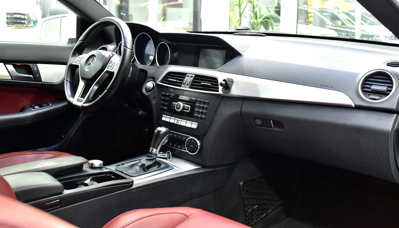 2015 Mercedes-Benz C-Class C250 4 Cylinders Engine White Red Coupe