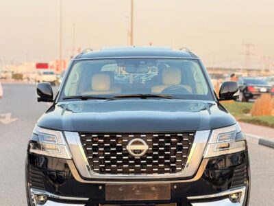 2021 NISSAN ARMADA SL 5.6 Liters V8 Cylinder Engine Black Beige SUV RWD