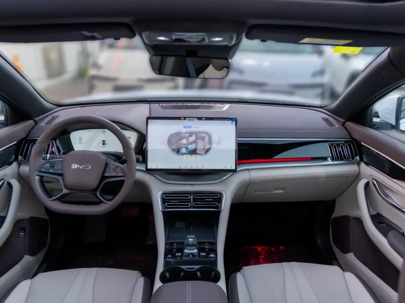 2025 BYD Song Plus DM-i Hybrid 4 Cylinders Engine White Beige SUV