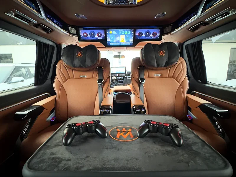 TOYOTA HIACE VIP 3.5 PTR 4 Cylinders A/T 2025 Black Orange Van GCC Specs