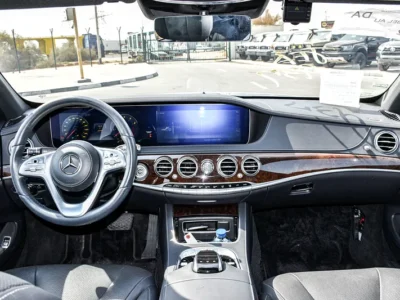 2019 Mercedes-Benz S-Class S 450 6 Cylinders Engine Petrol Silver Black Sedan